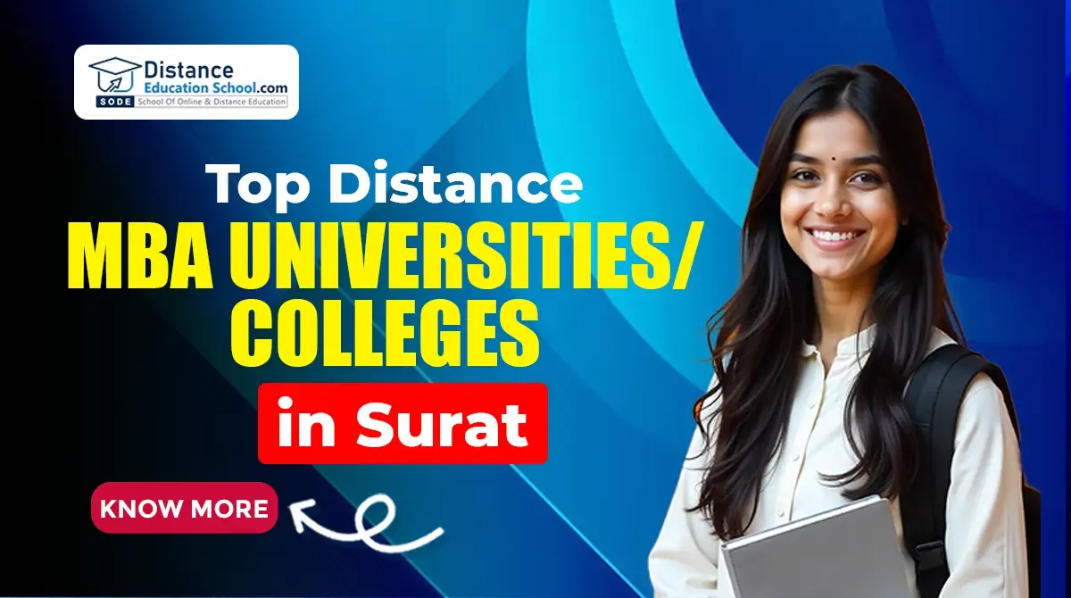 Top Distance MBA Universities/Colleges in Surat