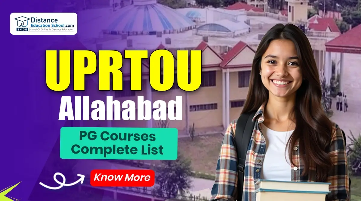 UPRTOU Allahabad PG Courses Complete List